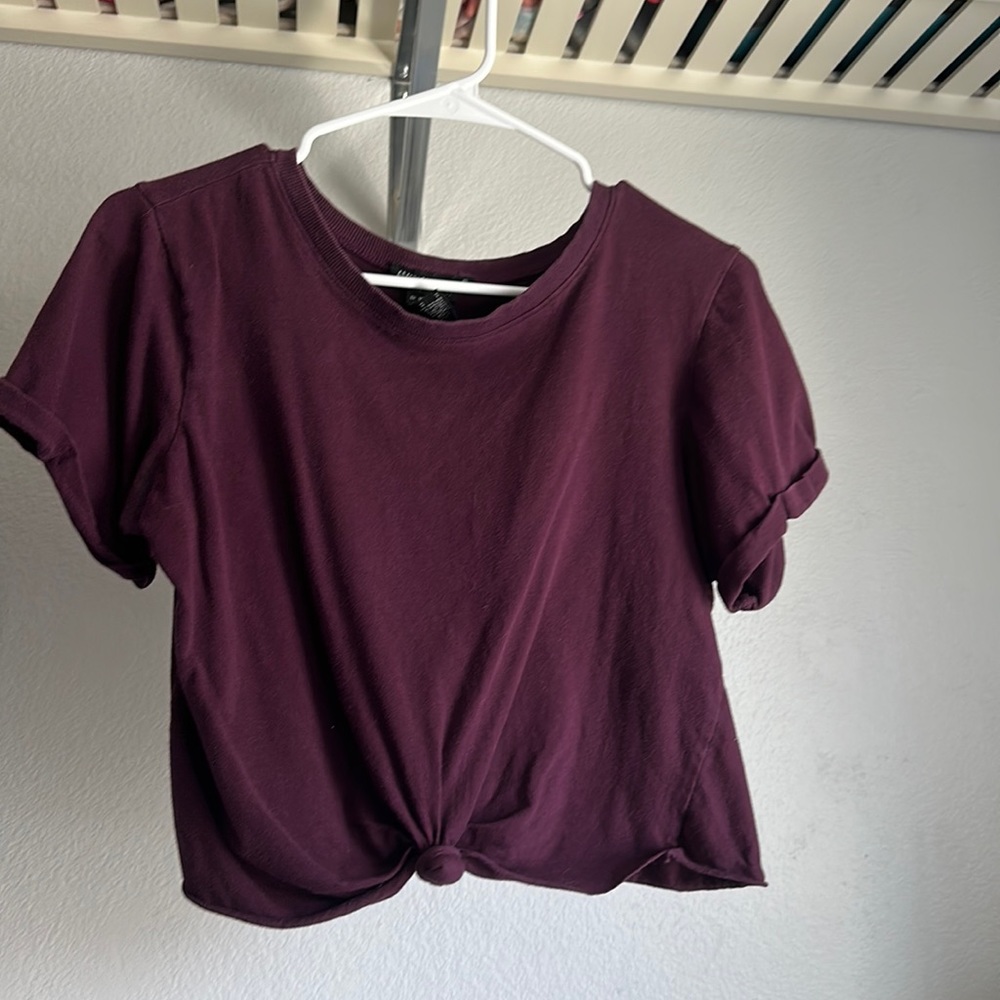Cropped shirt